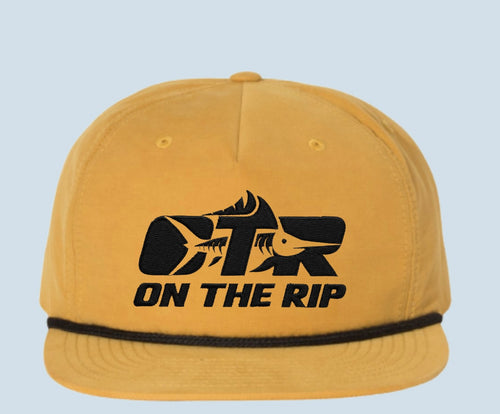 OTR On The Rip yellow snapback hat